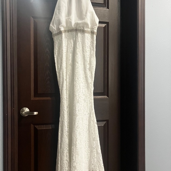 White Dress with Rhinestones - Picture 2 of 2